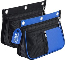 Pencil Pouch for 3 Ring Binder  Expandable Zipper Pencil Pouch,