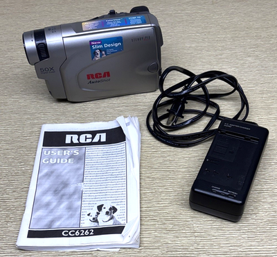 RCA Steady Pix Auto Shot CC6263 Camcorder Not Tested With Battery
