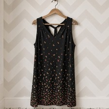 Old Navy Floral Sleeveless Tie Back Shift Dress XXL 1X