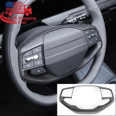 Wood Grain Tuning Steering Wheel Frame Cover Trim For Kia EV3 NQ5 EV6 K4 EV4