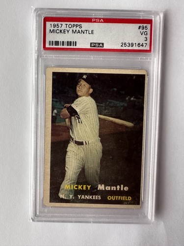 1957 Topps - Mickey Mantle #95 PSA 3