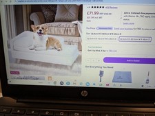 L shape Pet Sofa. BNIB. 79.5-14.5-49.5cm COST £60  *COLLECTION ONLY CHURCHTOWN*