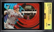 2022 Topps Generation Now: #GN6 Shohei Ohtani MBA 8 NM-MT