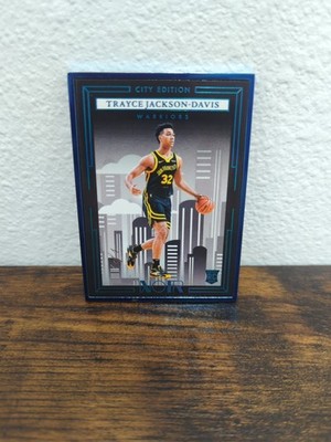 2023-24 Noir Basketball Trayce Jackson-Davis #233 RC City Edition Platinum 1/1