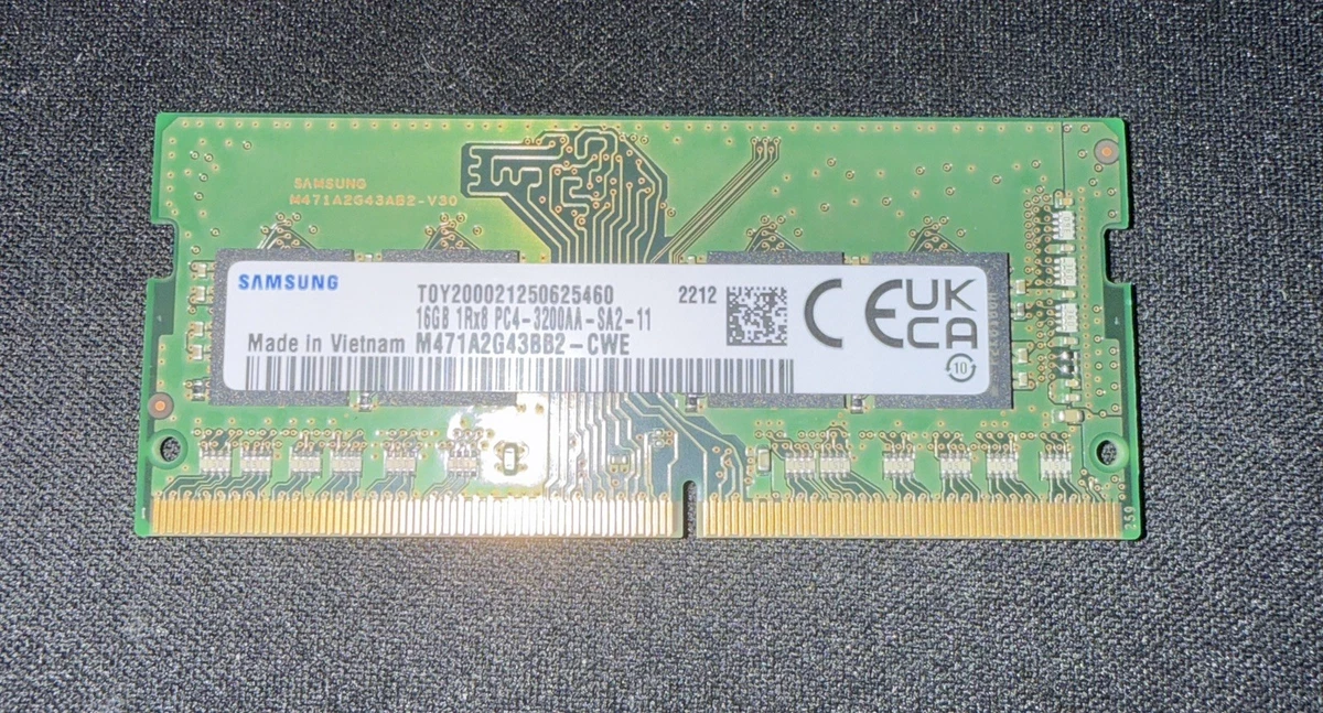 PC4-25600 (DDR4-3200) Bus Speed Computer RAM 16 GB Capacity per
