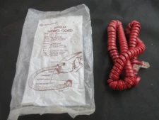 H4DU-53 Red Modular Telephone Handset Spring Cord Long Western Electric NOS