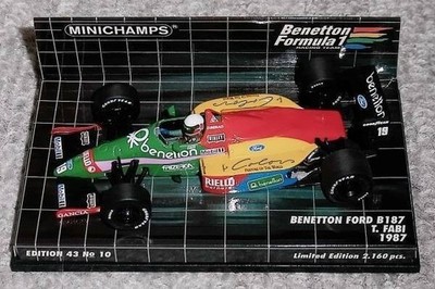 Benetton Ford B187 Maßstab 1:43 Diecast Modellauto Fabi 1987 Neu