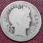 1895 P Barber Dime 10c Circulated Philadelphia #99511