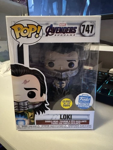 Funko Pop! Marvel Avengers Endgame Loki Tesseract Glow in the Dark Figure 747