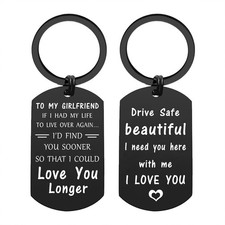 Drive Safe Beautiful Keychain,Girlfriend Gifts, Boyfriend,Anniversary,Valentines