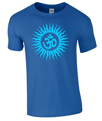 Om T-Shirt Shirt Religion Ohm Tibet Mantra meditation ying yang Buddha S417
