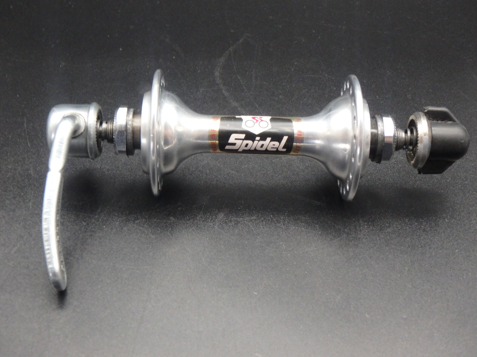 Moyeu avant Spidel Professionnel 36h vintage 100mm pour vélo de course vintage de 1983
