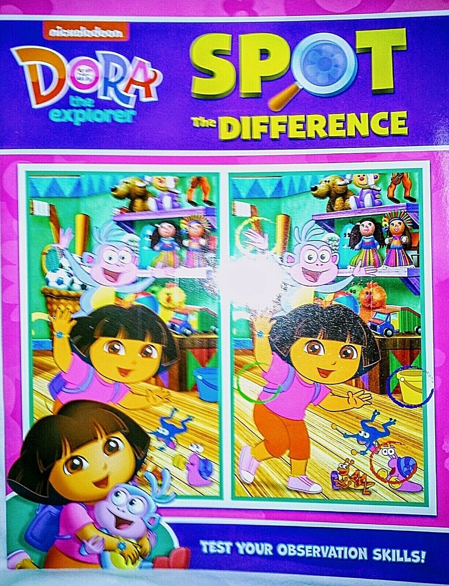 Nickelodeon Dora the Explorer Spot the Difference Activity Book