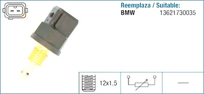 33536 temperature sensor for BMW E36 E34 E31 13621730035 5WK90111 