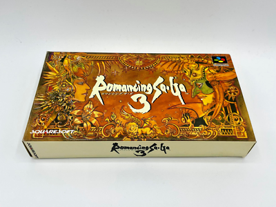 Romancing Saga III Sur Super Famicom - NEUF Sous Blister (lot De 10)