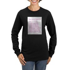 CafePress Women's Long Sleeve Dark Graphic T-Shirt 906239243