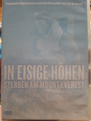 DVD In Eisigen Höhen   Sterben am Mount Everest  Jon Krakauer  Rarität  Oop