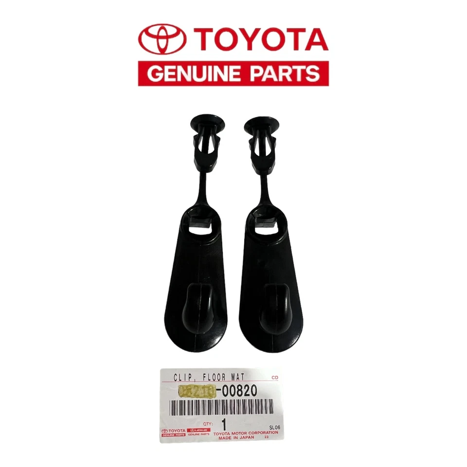 ПОДХОДИТ: 07 - 12 LEXUS LS460 НАБОР ИЗ 2 НАПОЛЬНЫЙ КОВРИК ЗАЖИМ КОВЕР ЗАЖИМ OEM НОВЫЙ - Изображение 3 из 4