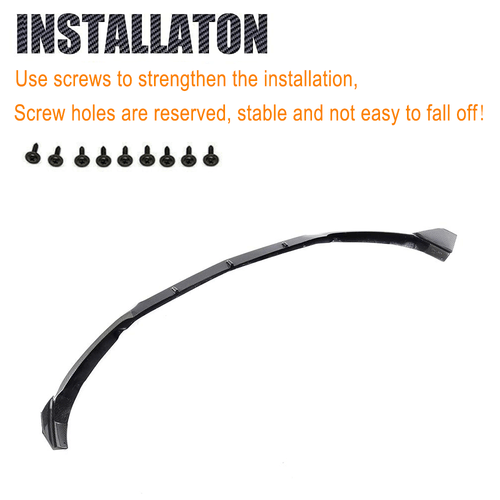 Se adapta a Mercedes W205 C63 AMG 2015-21 carbono labio delantero alerón labio divisor - Imagen 9 de 10