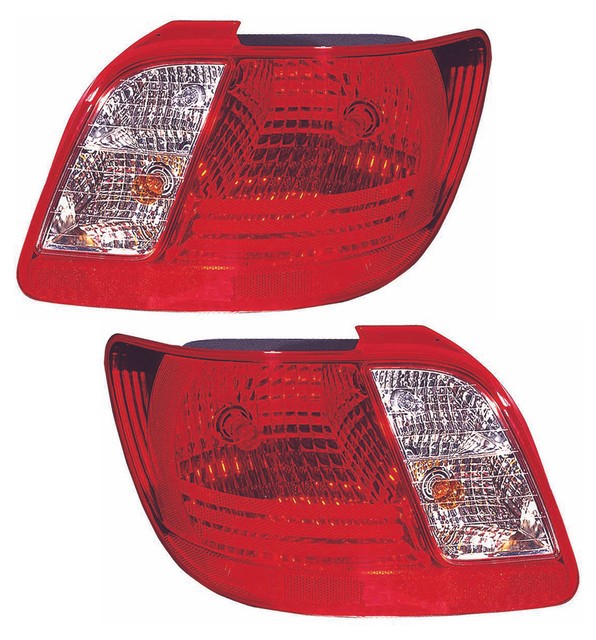 For 2006 2007 2008 2009 Kia Rio Tail lights Pair Set eBay