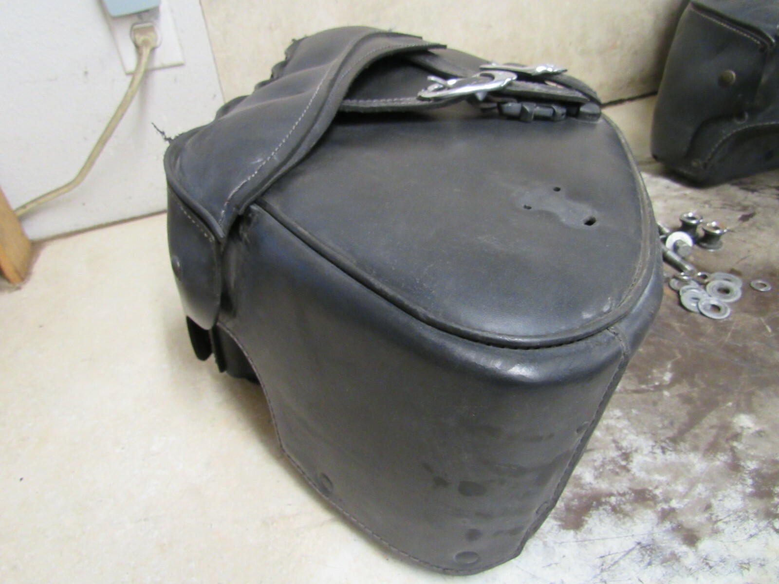 2008 HARLEY DAVIDSON FXDF DYNA FAT BOB SADDLE BAGS SOFT LEATHER OEM *6695 eBay