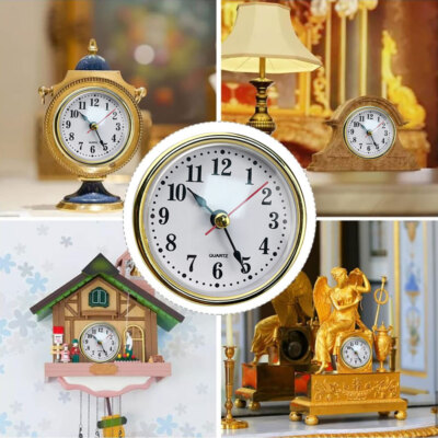 Classic Craft Clock Quartz Movement 2-1/2" 65mm Round Clocks Head ...