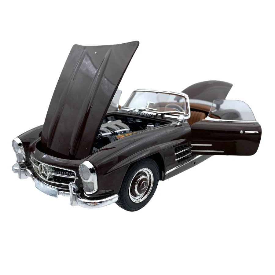 Modellino Auto Minichamps 1/18 Mercedes 300 SL Roadster 1957 dark red - Immagine 4 di 4