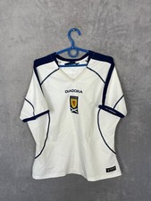 Scotland Away football shirt 2003 - 2005 White Diadora Woman Size 14