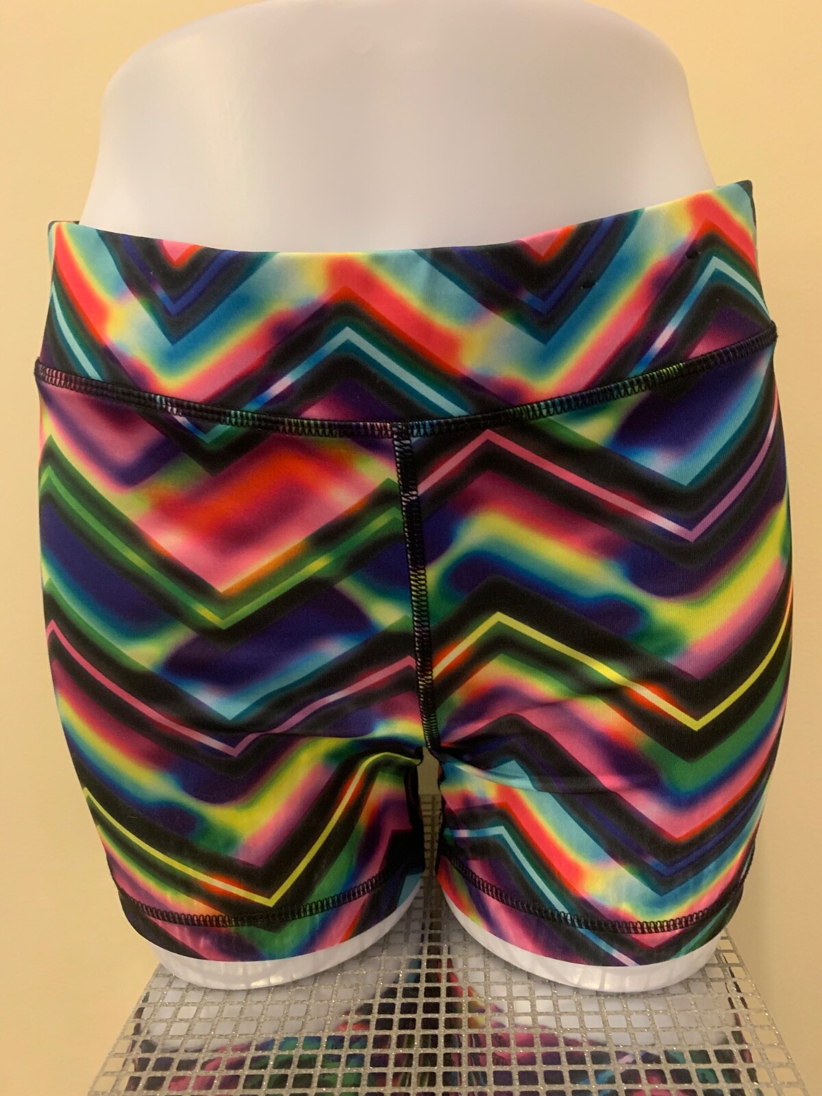 FILA Pantaloncini Donna Performance Sport Multicolore Corsa Allenamento Taglia M