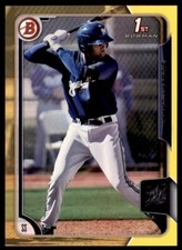 2015 Bowman Prospects Yellow Parallel #BP121 Gilbert Lara Milwaukee Brewers