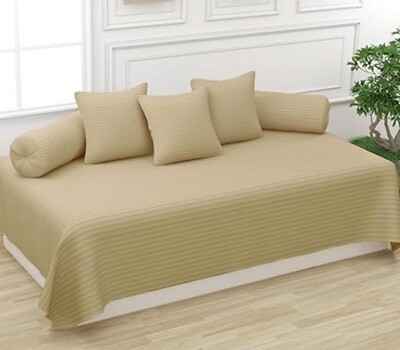 Baumwollstoff Diwan Set Bettbezug Wohndeko Boho Hippie Kissen Sofa Bezug Set