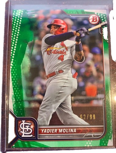 2008 TOPPS YADIER MOLINA #660 CATCHER ST. LOUIS CARDINALS BASEBALL