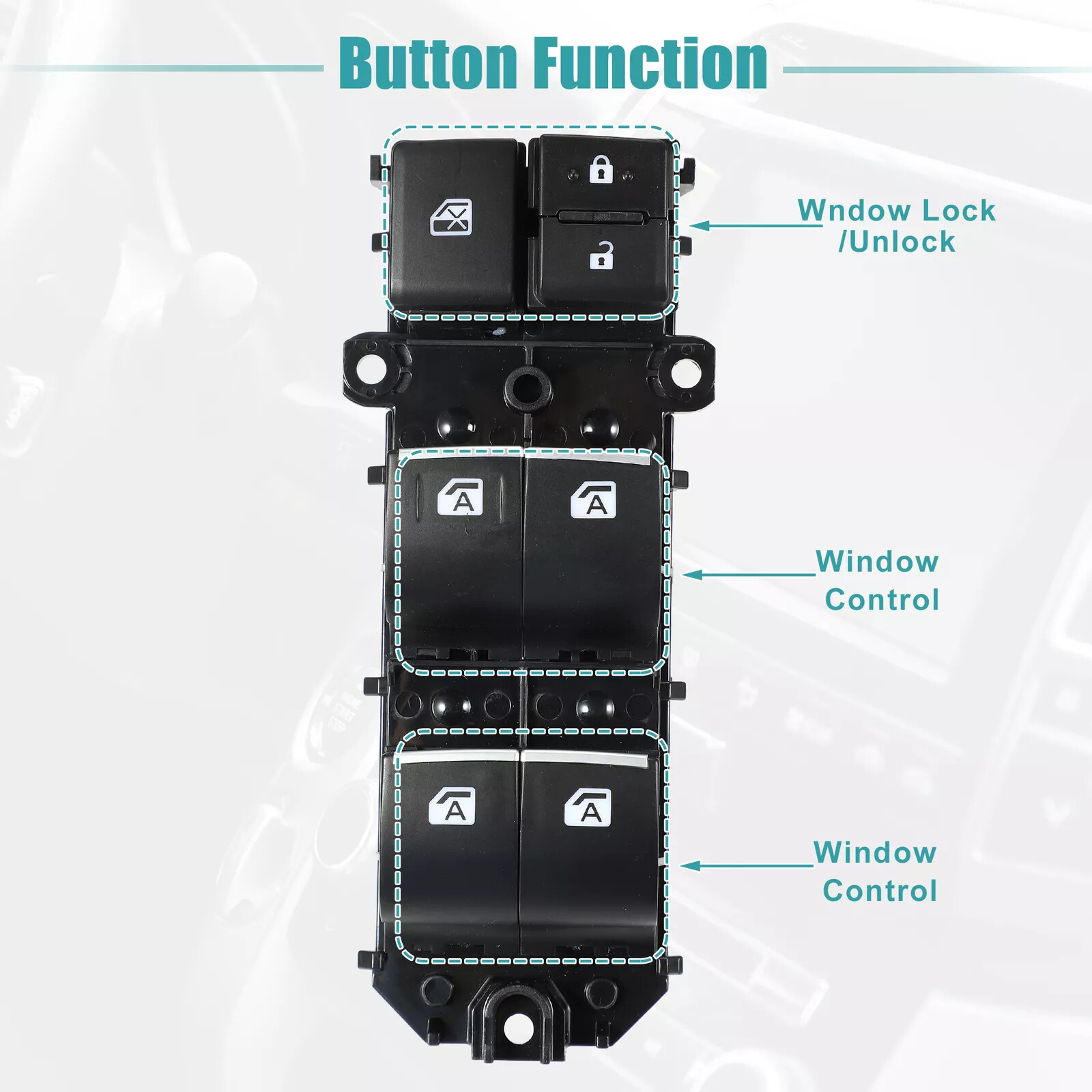 Master Power Window Control Switch For 2018 2019 2020 Toyota Camry 84040-33170√