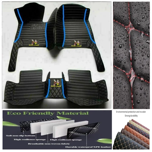 For Dodge Challenger RT Scat Pack Car Floor Mats Custom Auto Carpet Waterproof - Imagen 33 de 44