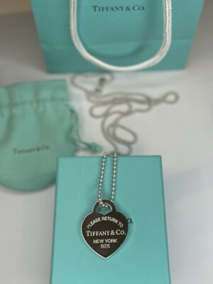 Tiffany & Co. 陶器ネックレス TIFFANY & Co. リターントゥティファニー ネックレス シルバー