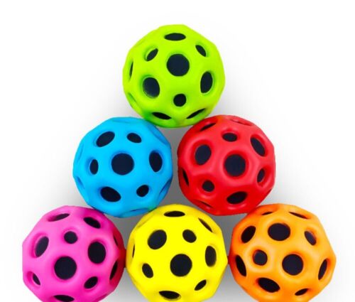 6x Extreme Space Ball Bounce Moon Ball Kids Sports Outdoor Throw Catch Play Fun