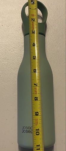 Bottiglia d'acqua in acciaio inox isolata sotto vuoto 17 oz verde Joseph Joseph - Foto 8 di 8