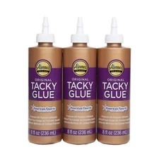 Aleene's 3 Pack 8 oz Tacky Glue 8 FL OZ Original Version 3 Count