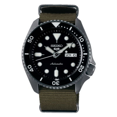 Seiko 5 Sports Men's Black Watch - SRPD65K4 for sale online | eBay