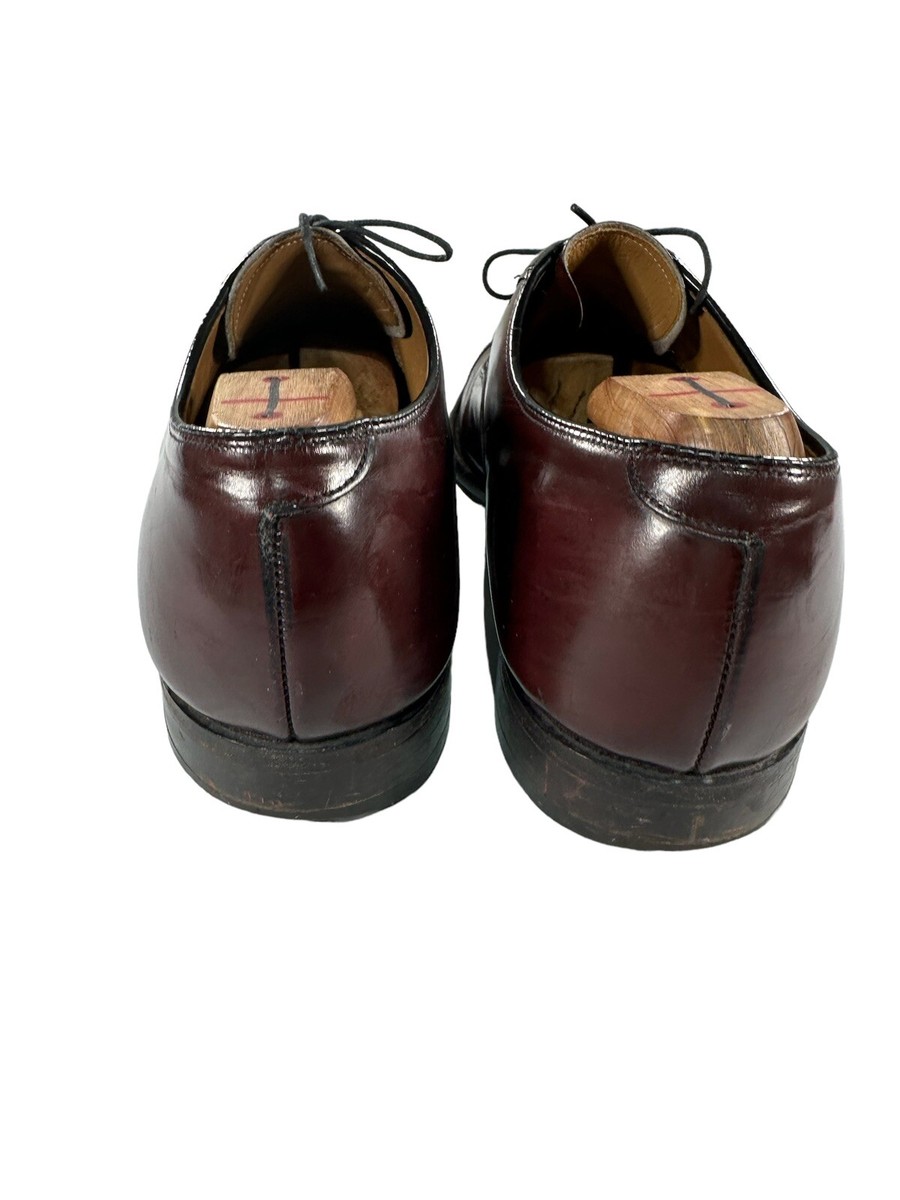 Johnston & Murphy サイズ10 パンチドキャップ バーガンディ Johnston & Murphy サイズ10 パンチドキャップ バーガンディ