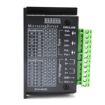 CNC Single Axis TB6600 0.2-5A Two Phase Hybrid Stepper Motor Driver Controller