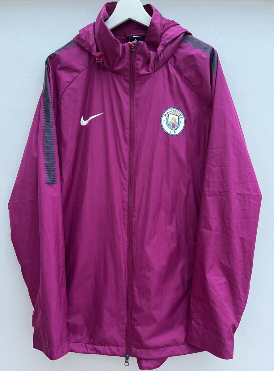 Manchester City 2017/18 Football Jacket Nike Purple Hooded