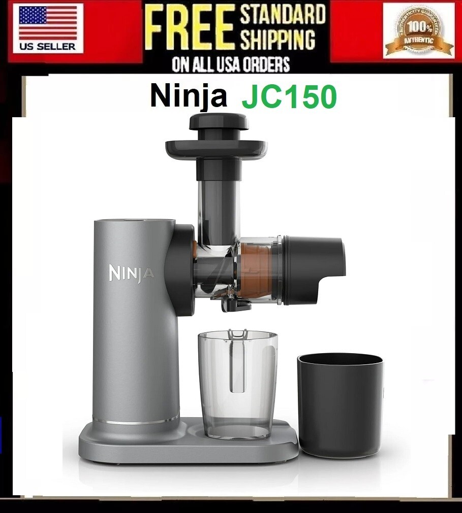 Ninja Slow Juicer NeverClog Cold Press Powerful Dishwasher Safe
