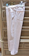Chico's The Ultimate Fit Casual Sateen 5 Pocket Crop Capri Pants 2 12 14 L 79