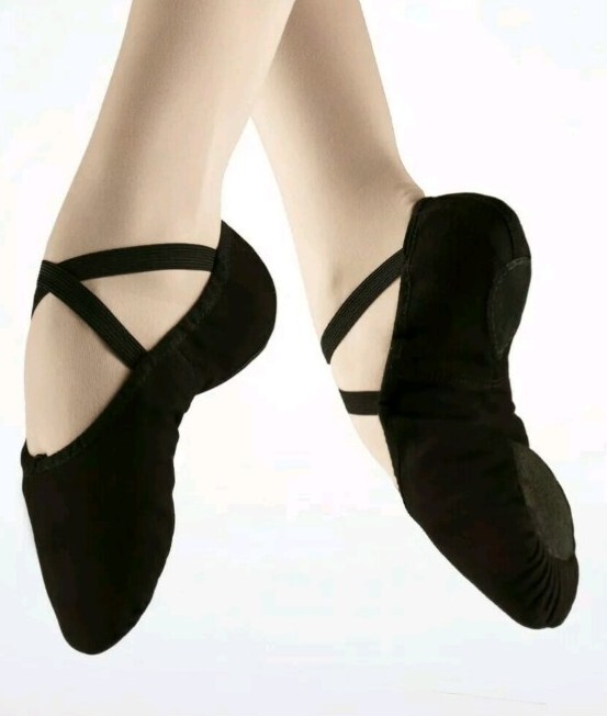 SAOLA Nuove pantofole Capezio Sculpture II Pro 20321 nere taglia 4M suola spaccata