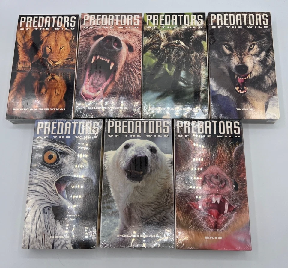 Time Life Video - Predators of the Wild - 14 VHS Tapes NEW AND USED - Image 2 of 4
