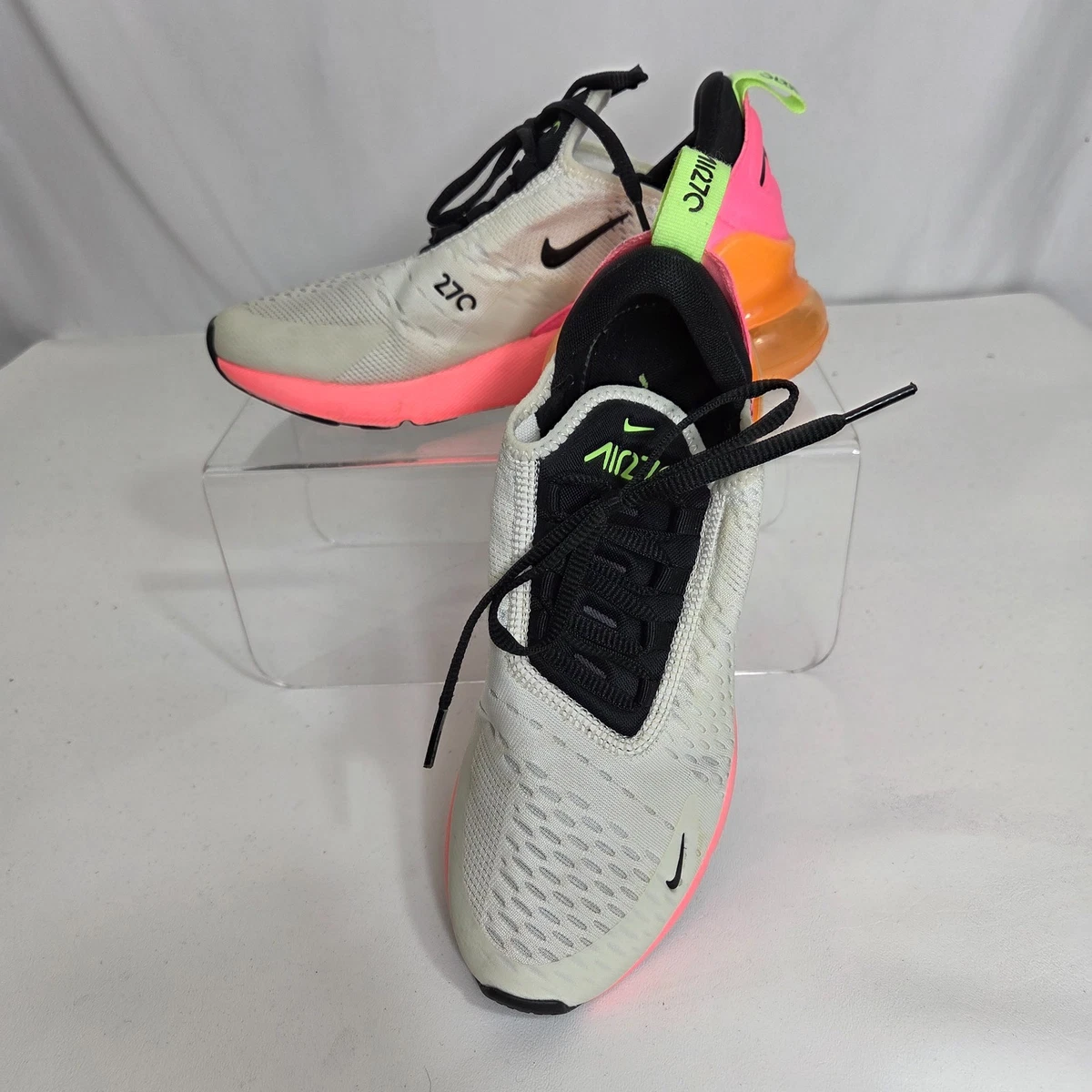 Nike Air Max 270 Summit White Sunset Pulse W for sale | eBay