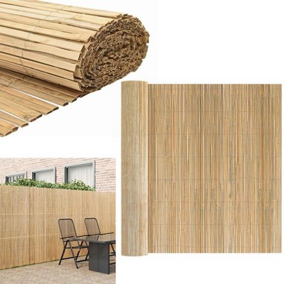 Gartenzaun Bambusmatte Bambuszaun Sichtschutzzaun Sichtschutz Windschutz Zaun