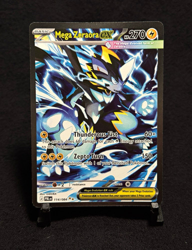 Mega Zeraora ex - Pitch Black - 114/084 - SIR - Near Mint