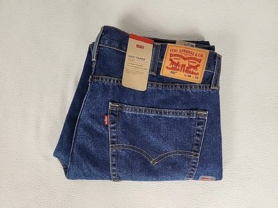 Levi's 502 Regular Fit Zip Fly Tapered Leg Denim Jeans 38X32 Men's Medium Blue